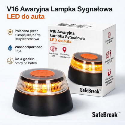 SafeBreak™ – Awaryjne światło ostrzegawcze LED do auta